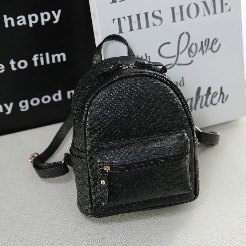 backpacks College fashion snake fashion handbag