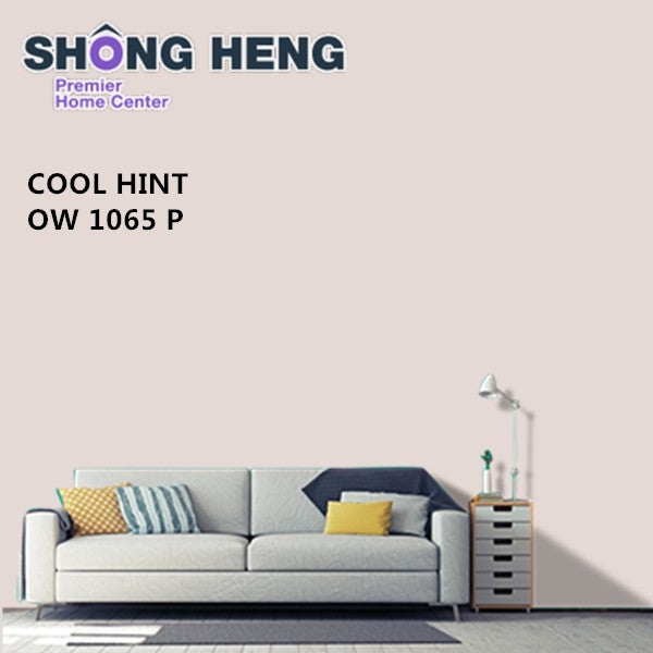 5 Litres - Nippon Paint Interior Wall [Spot-less] [COOL HINT OW 1065 P]