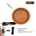 Non-stick copper frying pan ceramic coating and induction cooking 10 inches