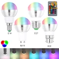 Sexylife Light 3W RGB LED 16 Color Change Bulb MR16 E14 E27 GU10 B22 Lamp Remote Control