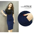 Women's Clothes Korean Fashion Casual Denim Dress Jumpsuit Skirt Midi Dresses