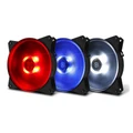 Cooler Master MasterFan MF120L 12cm Casing Fan / White / Red / Blue 120mm LED Case Fan