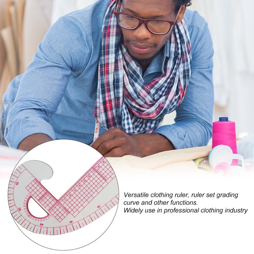 Plastic French Curve Sewing Ruler Measure Tailor Ruler Making Clothing DIY tools