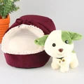 Pet Cat Dog Sleeping Bed Nest Washable Small Warm House Kennel Dog Bed