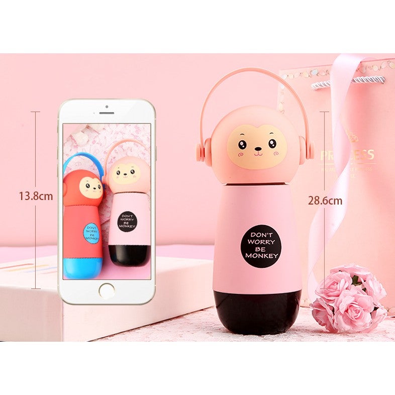 260ML 3D monkey cartoon animal 304 stainless steel mug Travel mug Sports Cup