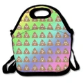 Poop Emoji Cute Neoprene Lunch Bag -Lunch Boxes