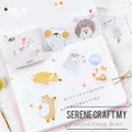 40pcs/set Sloth Bears Cats Stickers (Candy Poetry)