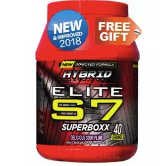 Elite S7 Hybrid Fat Burner Pembakar Lemak Slim Kurus Detox Langsing 40 sachets orange flavour