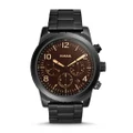 Fossil Original CH3070 Watch Oakman Chronograph Black Stainless Steel Watch 48mm