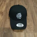 ANTI SOCIAL SOCIAL CLUB BLACK SNAPBACK BASEBALL CAP
