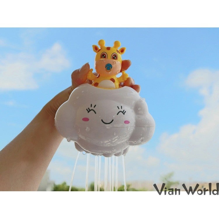 Summer toys rain clouds, baby deer, bath, shower, water toy children