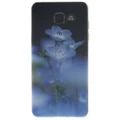 Blue Flower Soft TPU Case For Samsung Glaxy A3 2016