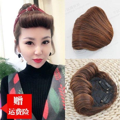 ready stock malaysia cuty short curl bang hair bang retro wig party wig
