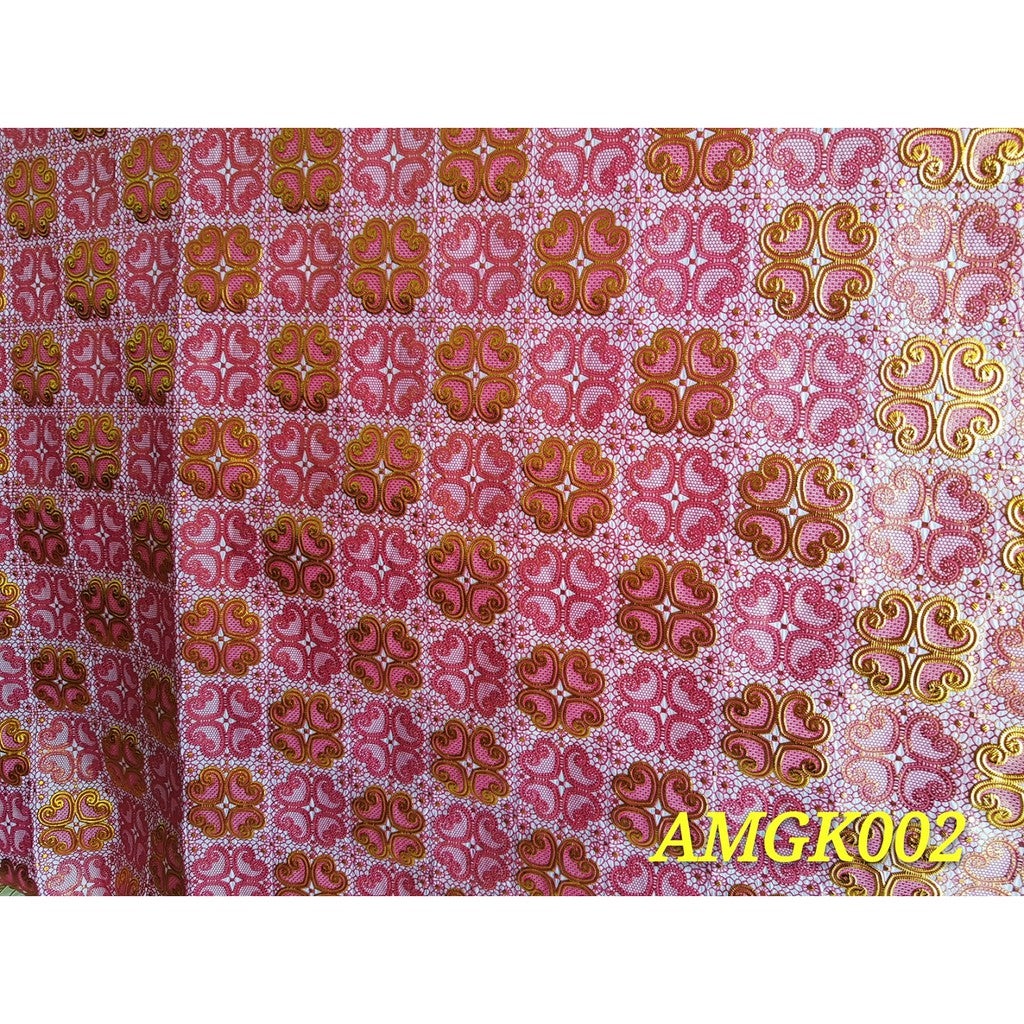 Alas Meja / Table Cloth Royal Gold Plastic PVC Waterproof Dinning Table Cloth