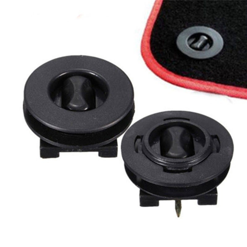 2 Pcs Anti Slip Buckle Fixing Grips Clamps Floor Holders Car Mat Carpet Clips