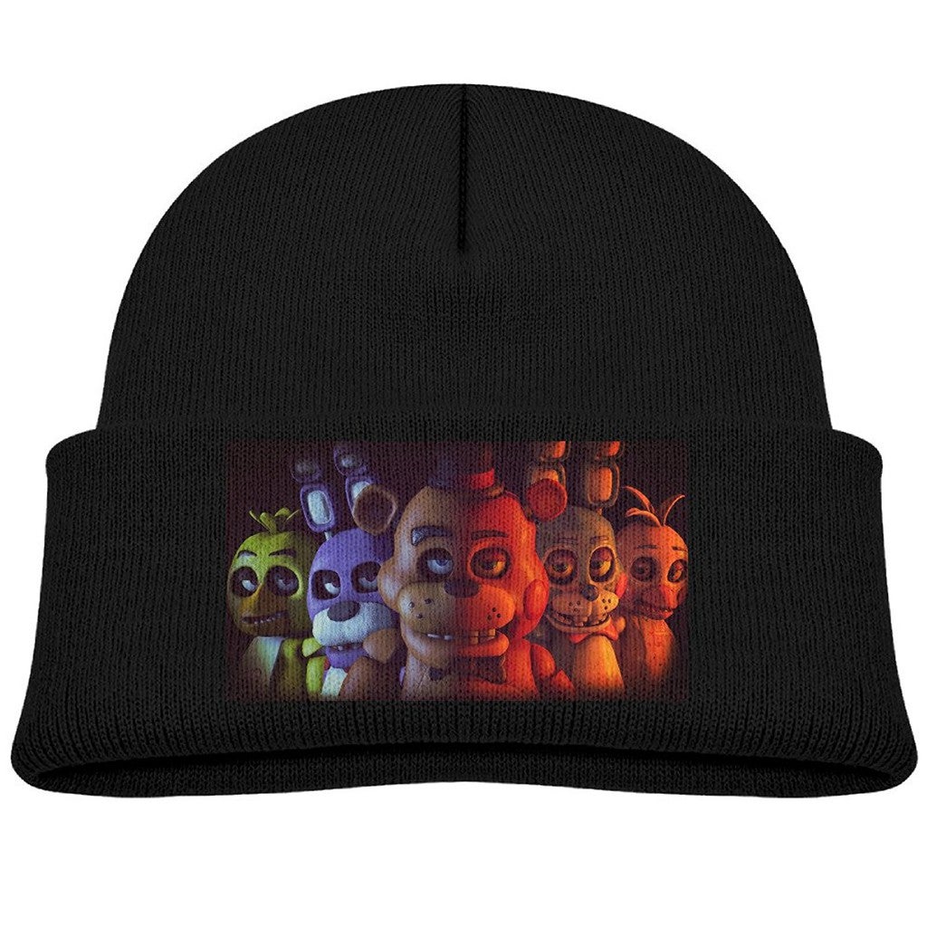 Five Nights At Freddys Pizzeria Kids Beanie Skull Hat Knitted Cap