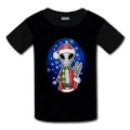 YUOP NHUOSP Unisex Short Sleeve Alien For Christmas 3D Unisex T-Shirts