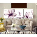 3 Pieces Canvas Prints Wall Art Flower Oil Painting for Home Decor No Framed