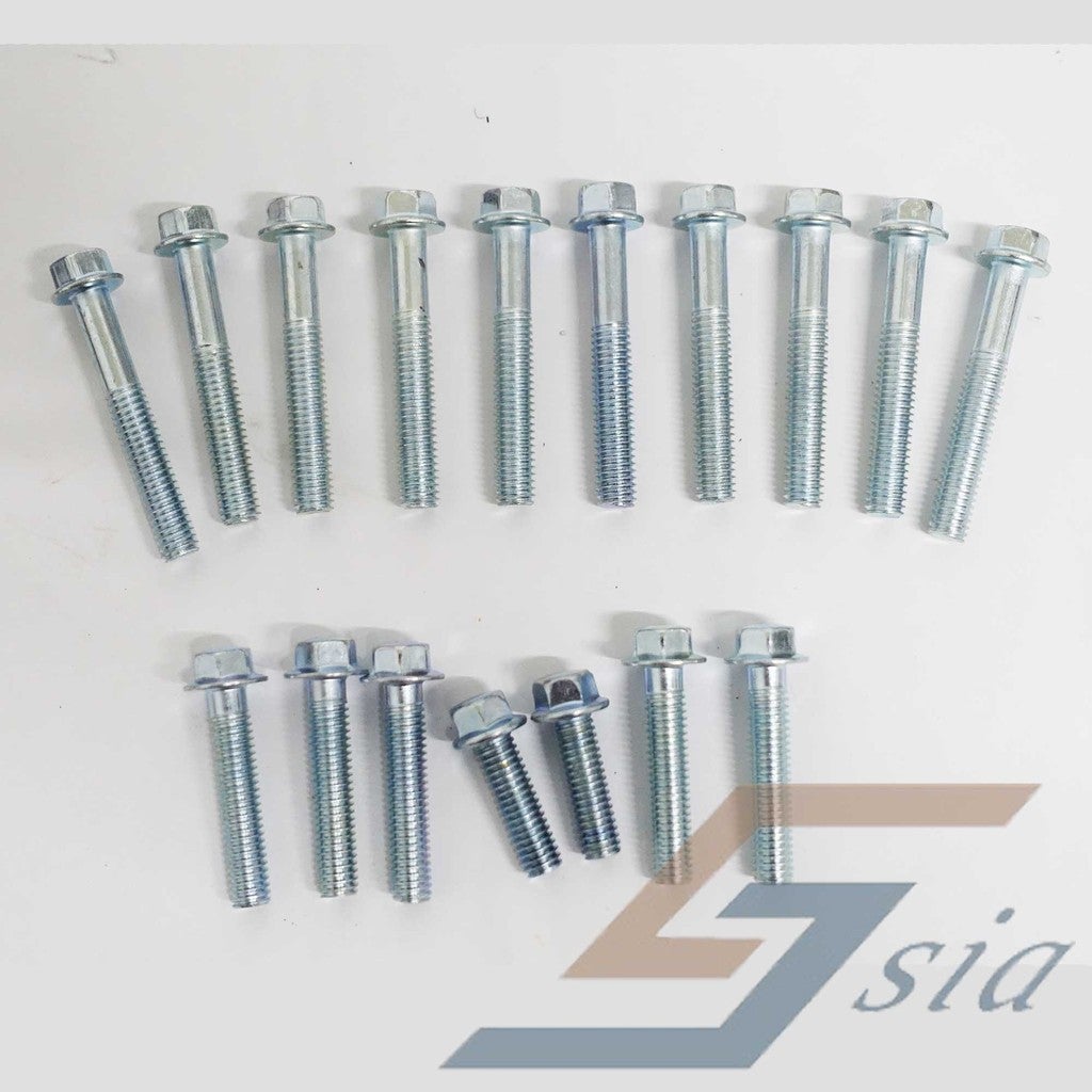 Yamaha Y125Z Magnet & Clutch Engine Screw Set (8mm) (White)