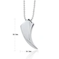 Rock Men's Jewelry 316L Stainless Steel Brave Wolf Tooth Pendant Necklace w72