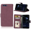For Huawei P10 Retro PU Leather Flip Stand Cover Wallet Case