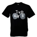 Banksy Bicycle Music Retro Stencil Art Man T-shirt