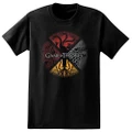 Game of Thrones Four Houses Circle Adult T-Shirt