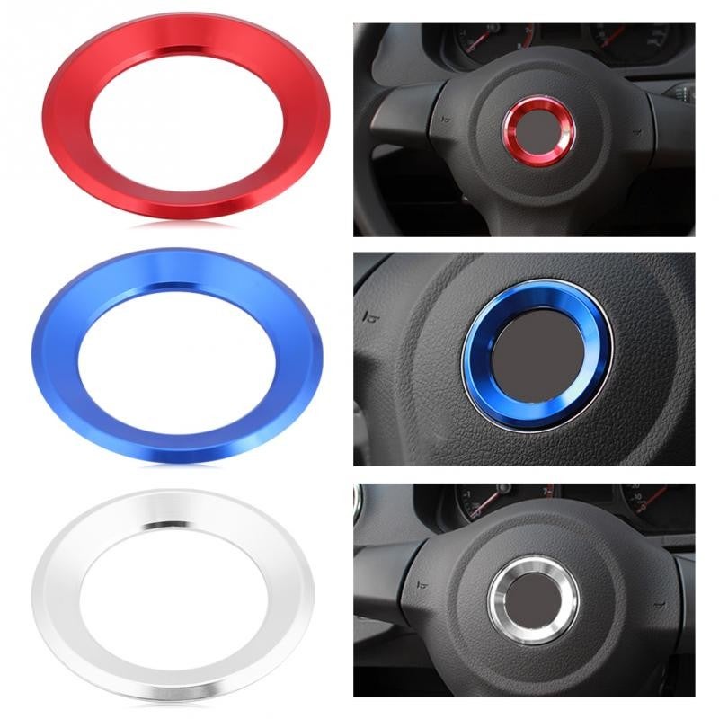 Steering Wheel Ring Cover Trim for VW Golf 6 7 Tiguan Passat B7 Skoda Octavia