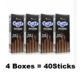 4 Boxes Gery Dark Chocolate Wafer Roll (40 Sticks) LOCAL READY STOCKS