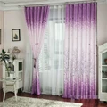 Pachira Printed Tulle Voile Door Window Curtain Drape Panel Sheer Valances