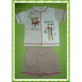 Little Angel 2 piece baby apparel with short sleeves top and pants