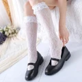 Tube Socks Stockings Leggings Lace Flower Cute Japanese Lolita Cosplay For Girls
