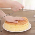 Adjustable Wire Cake Slicer Leveler Pizza Dough Cutter Trimmer Tools Stainless