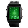SKMEI Men Waterproof Led Watch Multifunction Alarm LED Wristwatch