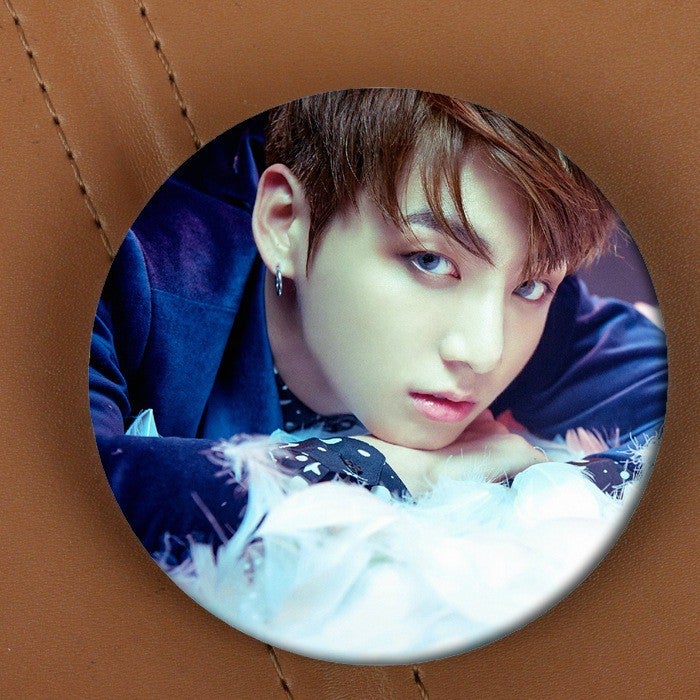 BTS Bangtan Boys KUNG KOOK Brooch Pins Badge Brooches