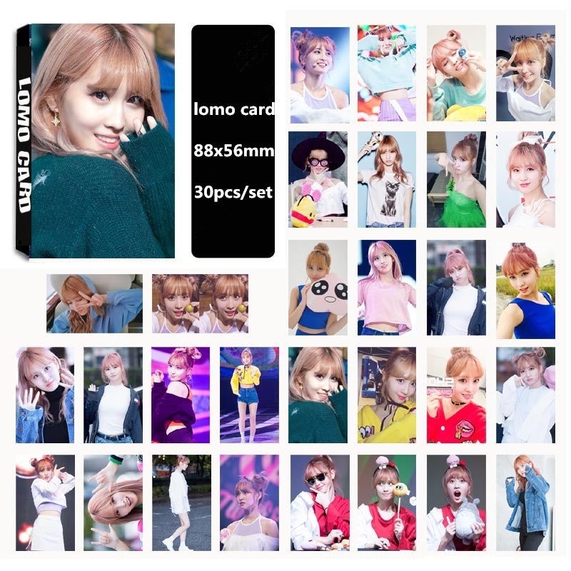 30Pcs/Set KPOP TWICE Lomo Card Photo Card Momo Photo Pictures