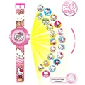 Kids 20 Projection Cartoon Watch Hello kitty Children Wristwatches For Girl Gift