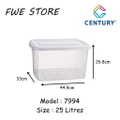 Century Transparent Storage Box 25 Litres - 7994