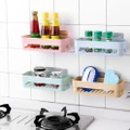 ??Plastic Home Bathroom Kitchen Corner Wall Storage Rack Organizer Shower Shelf