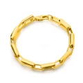 9MM 18K Gold Bracelet European Fashion Luxury Exaggerated Men