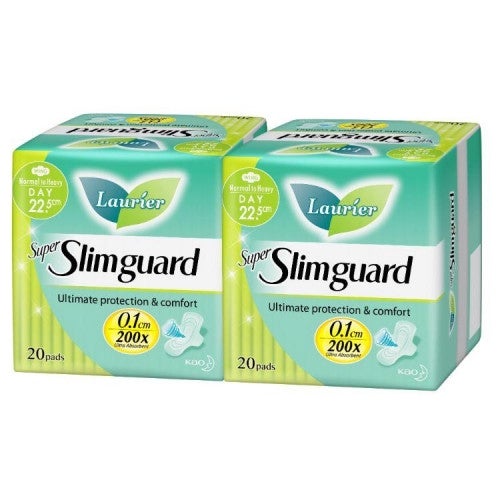 Laurier Super SlimGuard 22.5cm 2x20s Twin Pack