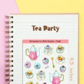 F108 Tea Party Planner Stickers