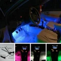 Car Interior Decorative 12V LED Atmosphere Lamp Car Romantic Foot Lamp