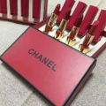 Christmas edition red tube pressing lipstick 4 sets