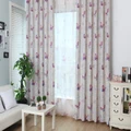 1 pc blackout Curtain & Sheer Window Door Bedroom *Customizable* Pink HD
