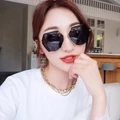 ??READY STOCK??Women Luxury Sunglasses UV Protection Irregular Sun Glasses