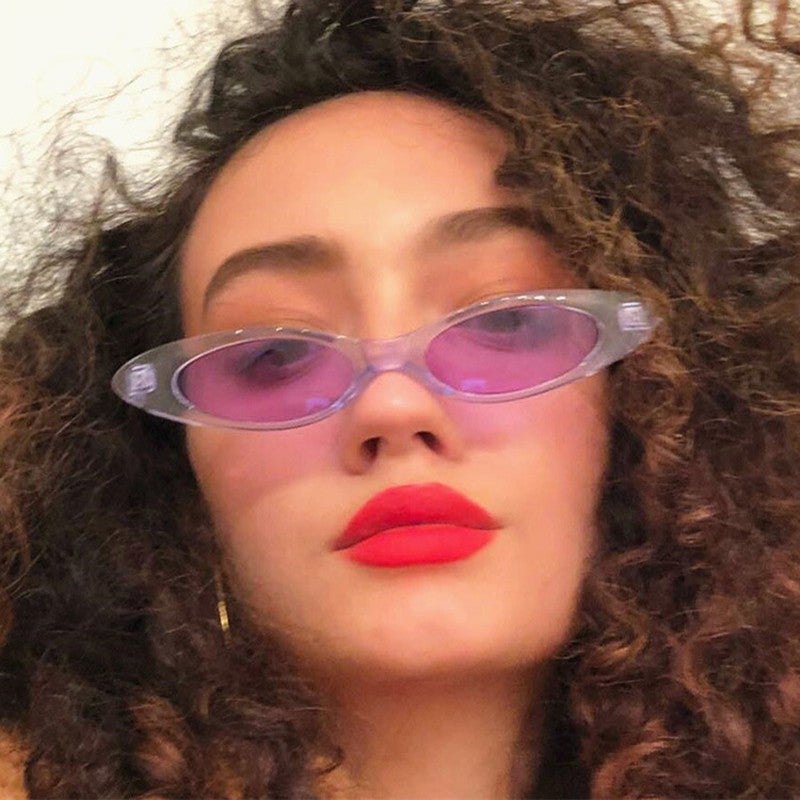 ??READY STOCK??Vintage Cat Eye Small Sunglasses Women/Men UV Protection Eyewear