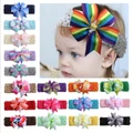 Newborn Headwear Big Bows Flower Headband Hair Elastic Bow Children Headband