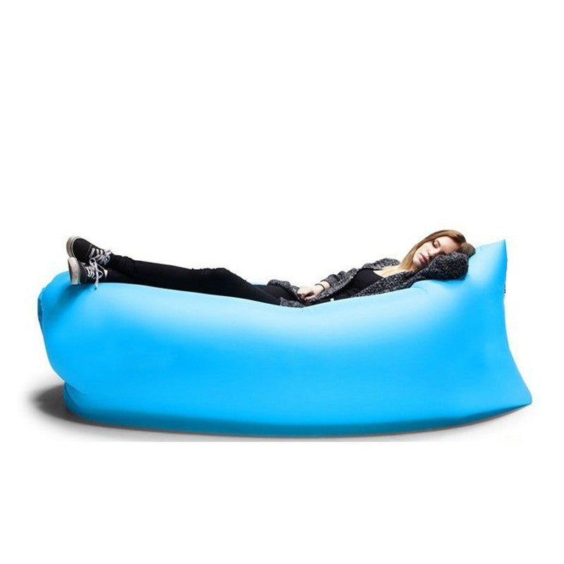 Inflatable Lazy Sleeping Sofa Bed Festival Camping Beach Bag Bed