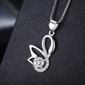 S925 Sterling Silver Swan Design Necklace